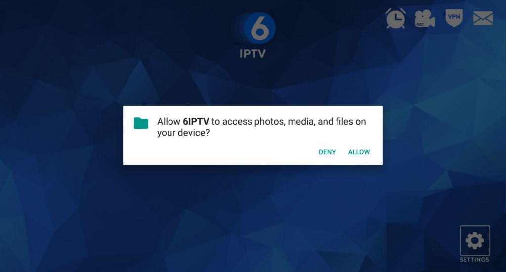 6IPTV App Einstellungen